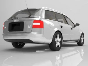 audi a6a avant 2001 3D Model
