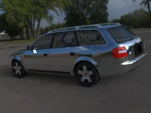 audi a6a avant 2001 3D Model