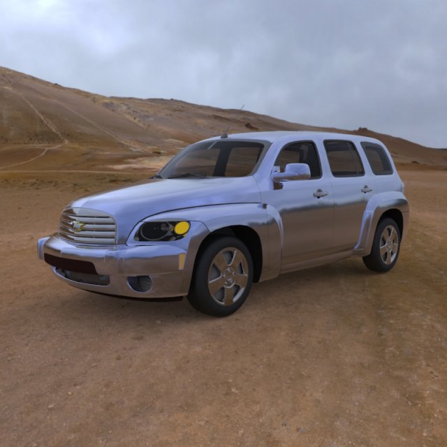 chevrolet hhr 2006 3D Model .c4d .max .obj .3ds .fbx .stl .blend 