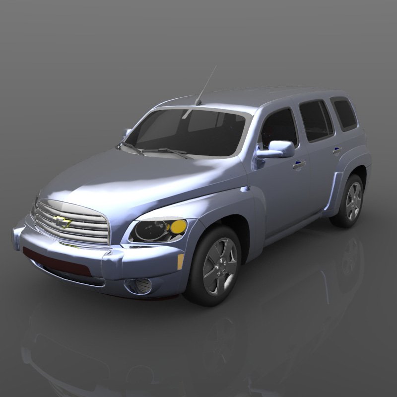 3d модель chevrolet