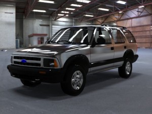 chevrolet s10 blazer 1995 3Dモデル