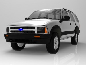 chevrolet s10 blazer 1995 3D Model