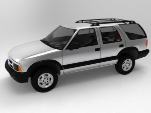 chevrolet s10 blazer 1995 3D Model