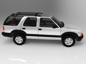 chevrolet s10 blazer 1995 3D Model