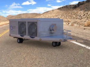 aircraft air conditioning unit truck 3D Model