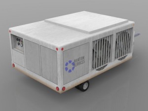 aircraft air conditioning unit truck Modelo 3D