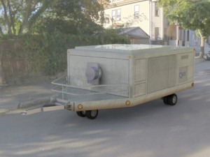 aircraft air conditioning unit truck Modelo 3D