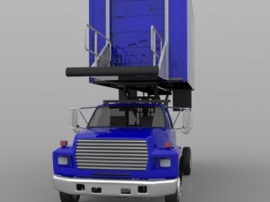 airport supply truck 3D Model