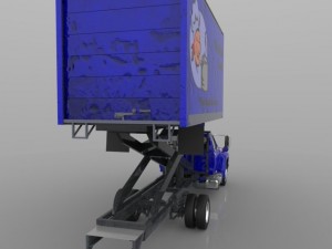 airport supply truck 3D Model