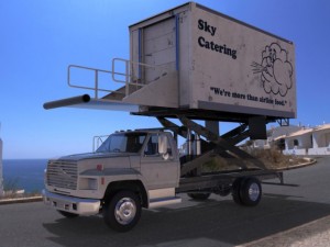 airport supply truck 3D Model