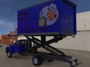 airport supply truck 3D Model
