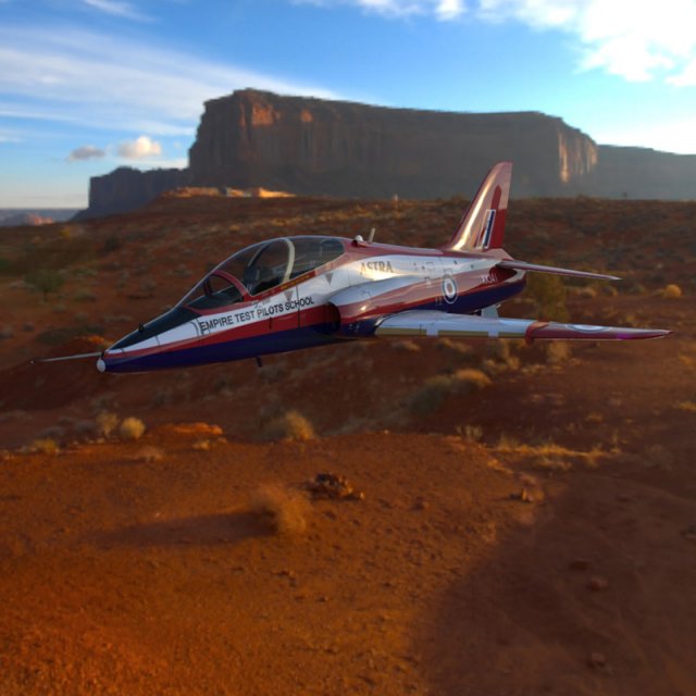 bae hawk mk127 Modelo 3D .c4d .max .obj .3ds .fbx .stl .blend 