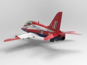 bae hawk mk127 Modelo 3D