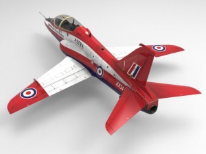 bae hawk mk127 Modelo 3D