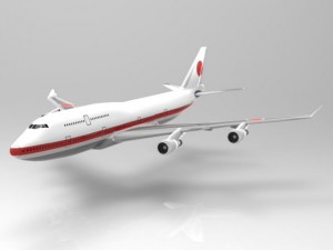 boeing 747 400 3D Model