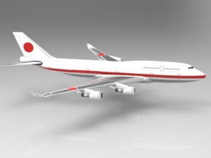 boeing 747 400 3D Model