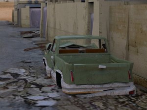 desert town 3D Модель