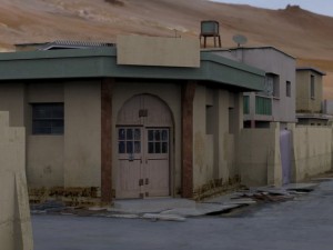 desert town 3D Модель