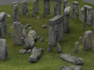 stonehenge 3D-Modell