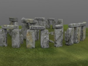 stonehenge 3D-Modell
