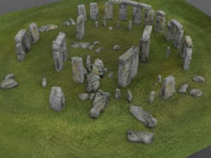 stonehenge 3D-Modell