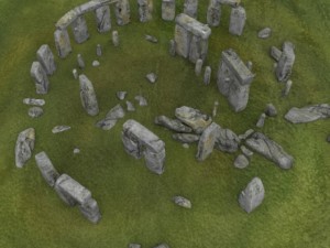 stonehenge 3D-Modell