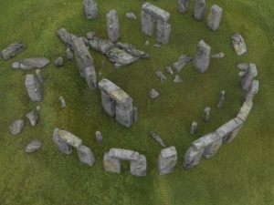 stonehenge 3D-Modell
