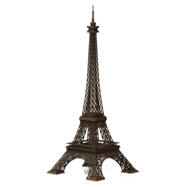 eiffel tower 3D Модель .c4d .max .obj .3ds .fbx .stl .blend 