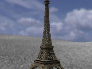 eiffel tower 3D Model