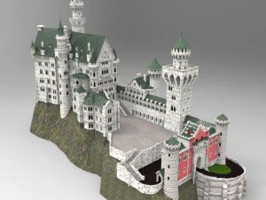neuschwanstein castle 3D Model