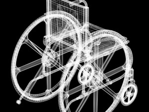 wheelchair Model 3D