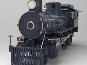 locomotive 382 3D Модель