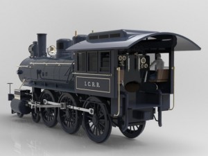 locomotive 382 3D Модель
