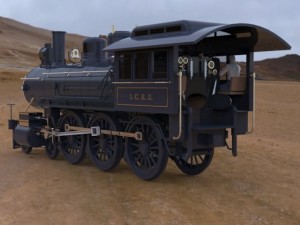locomotive 382 3D Модель