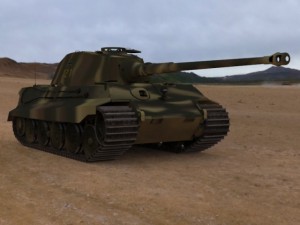 king tiger 3D मॉडल