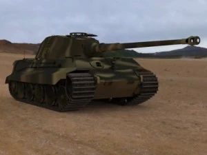 tygrys kr&oacute;lewski Model 3D