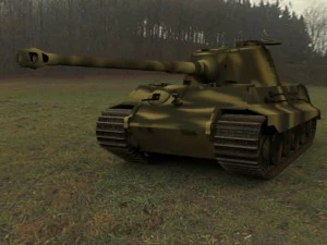 king tiger 3D Model