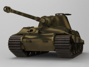 king tiger Model 3D
