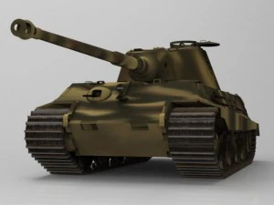 king tiger 3D Model