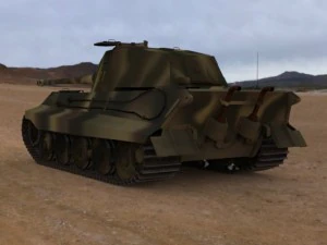 king tiger 3D Model