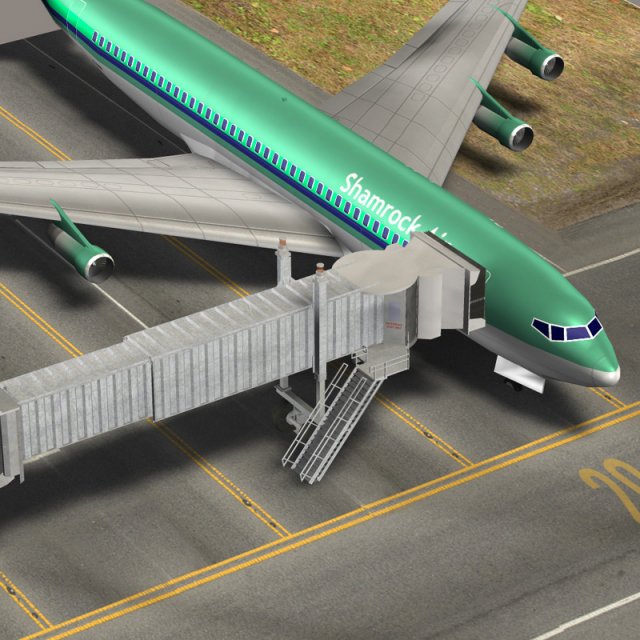 air bridge 3D Model .c4d .max .obj .3ds .fbx .stl .blend 