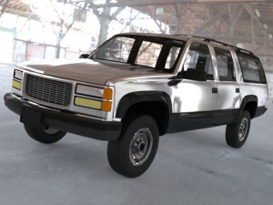 chevrolet suburban 1998 3Dモデル