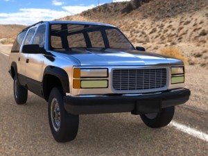 chevrolet suburban 1998 Modelo 3D