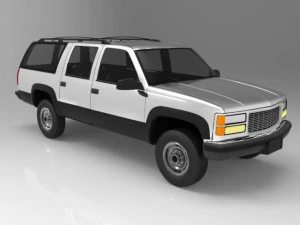 chevrolet suburban 1998 3D Model