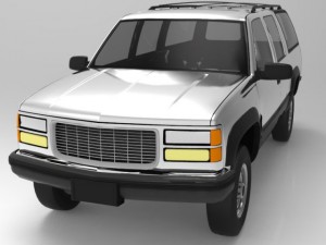 chevrolet suburban 1998 Modelo 3D