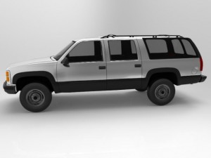 chevrolet suburban 1998 Modelo 3D