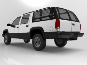 chevrolet suburban 1998 Modelo 3D