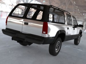 chevrolet suburban 1998 Modelo 3D