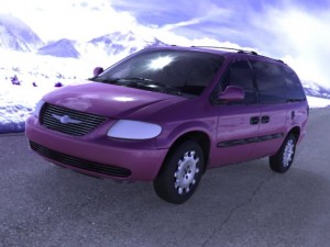 chrysler town country lx minivan 2002 3Dモデル