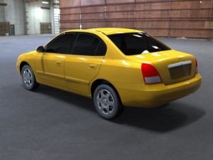 hyundai avante 2001 3Dモデル
